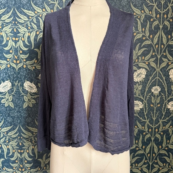 Nanette Lepore Sweaters - Nanette Lepore 100% Linen Open Front Cardigan